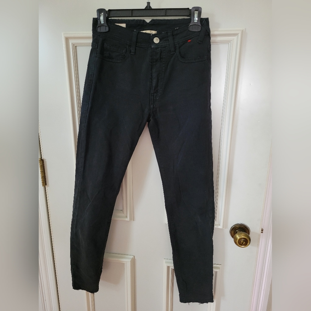 Cycle Womens Black Denim Jeans Skinny Size 25 Made In Italy